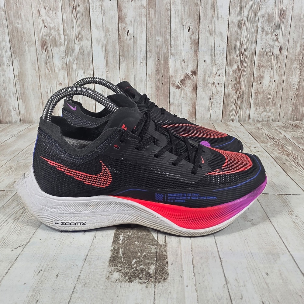 Nike ZoomX Vaporfly Next% 2 Running Shoes Black Crimson CU4123-002 Womens 6.5